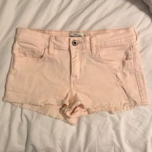 Abercrombie kids- shorts- light pink- size kids 16